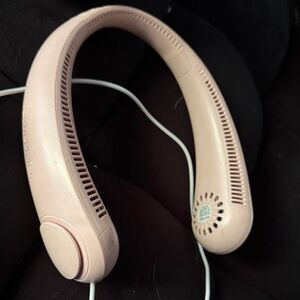 Pink Wireless Neckband Headphones